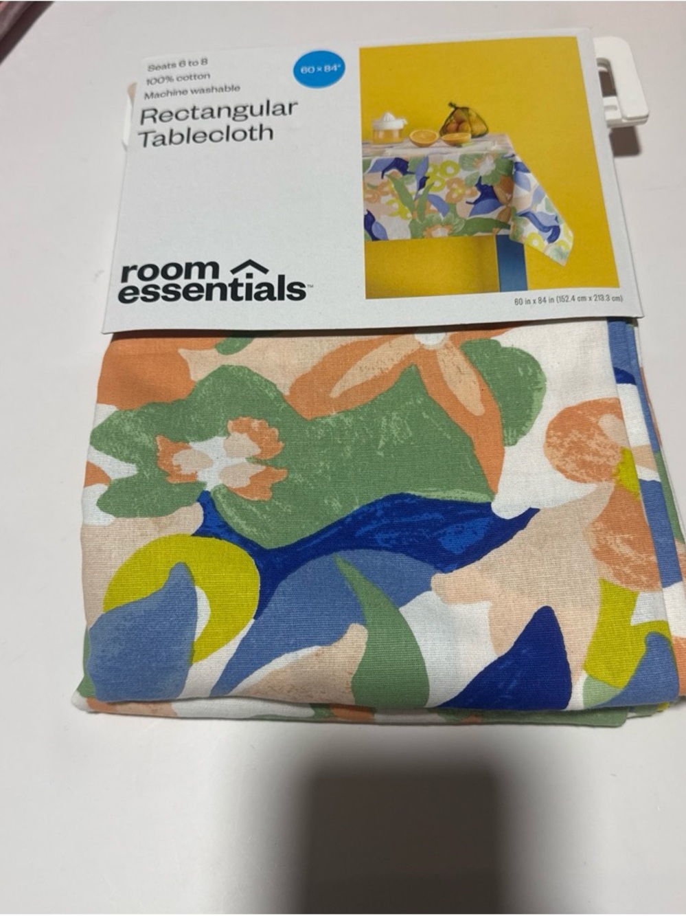 Room Essentials Floral Rectangular Tablecloth - Multicolor